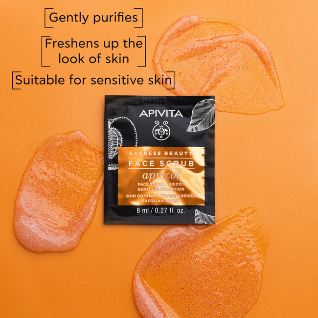 APIVITA Face Scrub Apricot 2x8ml