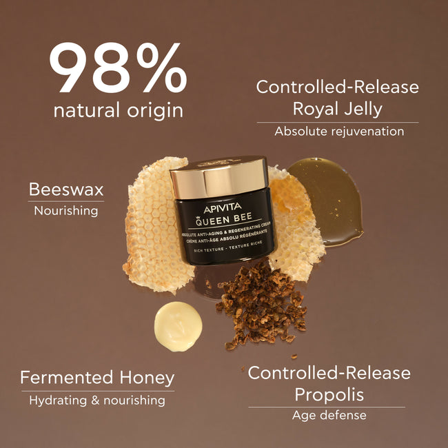 APIVITA Queen Bee Absolute Anti-Aging and Regenerating Rich Cream 50ml