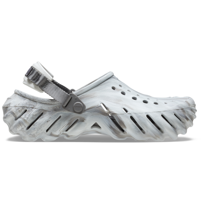 Unisex Crocs Marbled Echo Clog - Moonlight