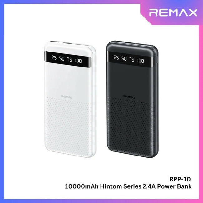 REMAX - RPP-10 Hintom Series 10000mAh Fast Charging Power Bank (2.4A)