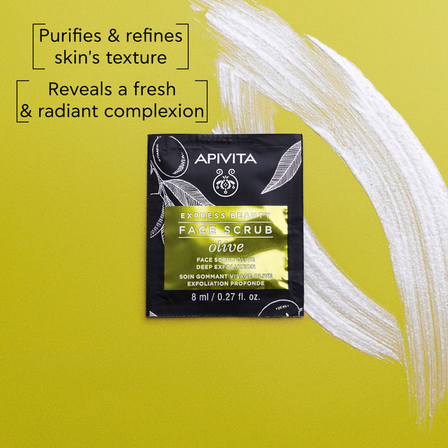 APIVITA Face Scrub Olive 2x8ml