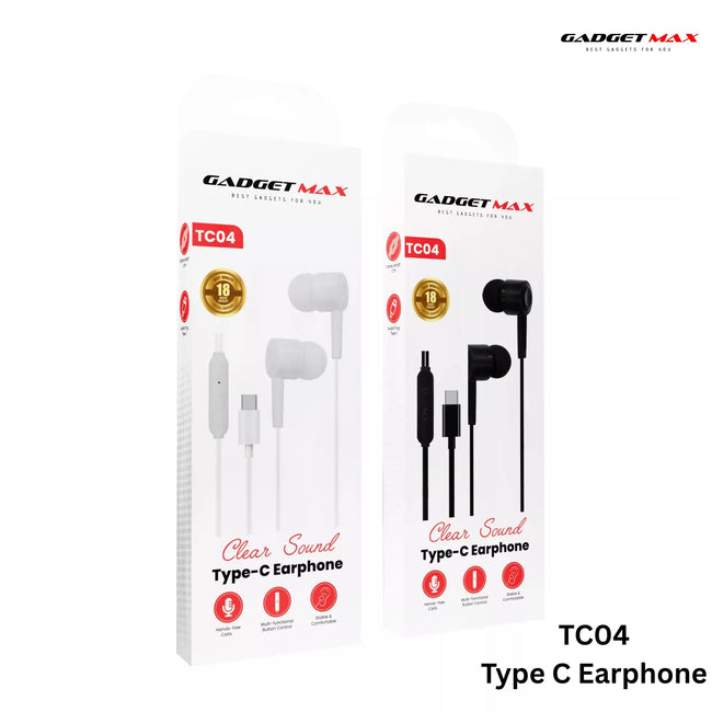GADGET MAX - TC04 Type-C Wired Earphone