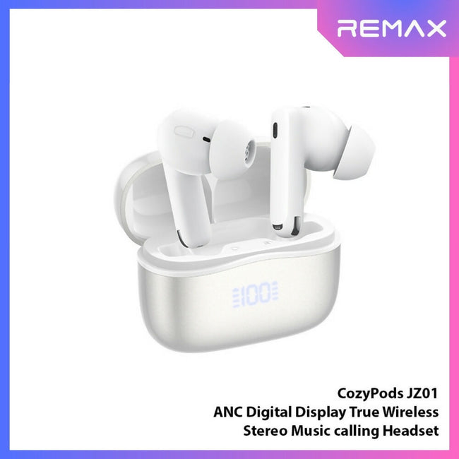 REMAX - COZYPODS JZ01 ANC Digital Display Bluetooth Wireless Earbuds