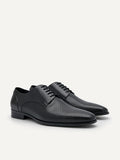 PEDRO Men Brando Leather Derby Shoes - Black