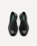PEDRO Men Hybrix Leather Loafers - Black