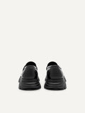 PEDRO Men Hybrix Leather Loafers - Black