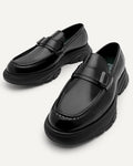 PEDRO Men Hybrix Leather Loafers - Black