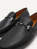 PEDRO Suede Leather Moccasins - Black