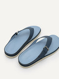 PEDRO Men Buckle Thong Sandals B - Navy