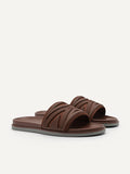 PEDRO Nova Slide Sandals - Brown