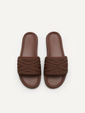 PEDRO Nova Slide Sandals - Brown