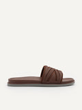 PEDRO Nova Slide Sandals - Brown