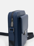 PEDRO Leather Crossbody Bag 2 - Navy