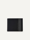 PEDRO Leather Bi-Fold Flip Wallet - Black