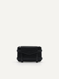 PEDRO Leather Mini Pouch - Black