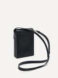 PEDRO Leather Mini Pouch - Black