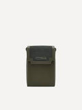 PEDRO Leather Mini Pouch - Military Green