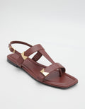 PEDRO Women Marion Thong Sandals - Dark Brown