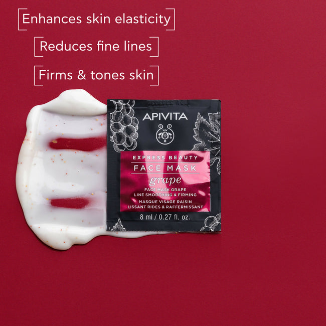 APIVITA Face Mask Grape 2x8ml