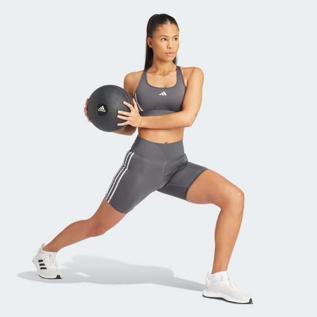 ADIDAS WOMEN POWERIMPACT TRAIN MEDIUM-SUPPORT 3-STRIPES BRA