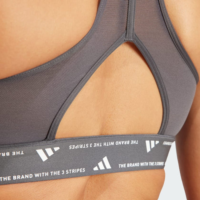 ADIDAS WOMEN POWERIMPACT TRAIN MEDIUM-SUPPORT 3-STRIPES BRA