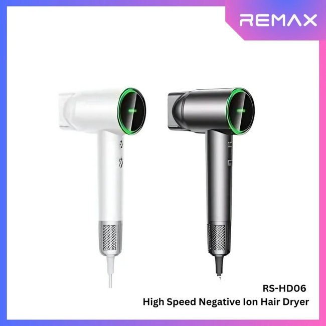 REMAX - RS-HD06 High Speed Negative ION Hair Dryer (3M)