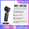 REMAX - RS-SF32 Digital Display Humidification Folding High-Speed Handheld fan