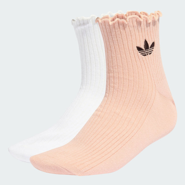Adidas Socks Unisex RUFFLE 1/4 S 2P KD8369
