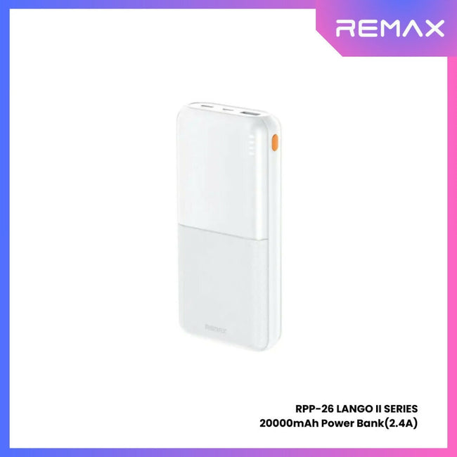 REMAX RPP-26 Lango 2 Series 20000mAh Fast Charging Power Bank(2.4A)