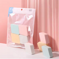 1NOM 4pcs Rhombus Shape Facial Make Up Puff Sponges