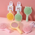 1NOM Hair Brush Comb Multiple Styles Green Abs Nylon Hairbrush