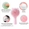 1NOM Hair Brush Comb Multiple Styles Green Abs Nylon Hairbrush