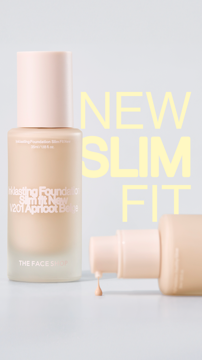 THEFACESHOP INK LASTING FOUNDATION  SLIM FIT NEW V103