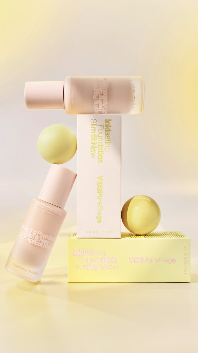THEFACESHOP INK LASTING FOUNDATION  SLIM FIT NEW V103