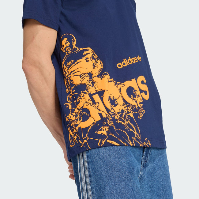 Adidas Men GRAPHIC LO SS T T-shirt  JW2970