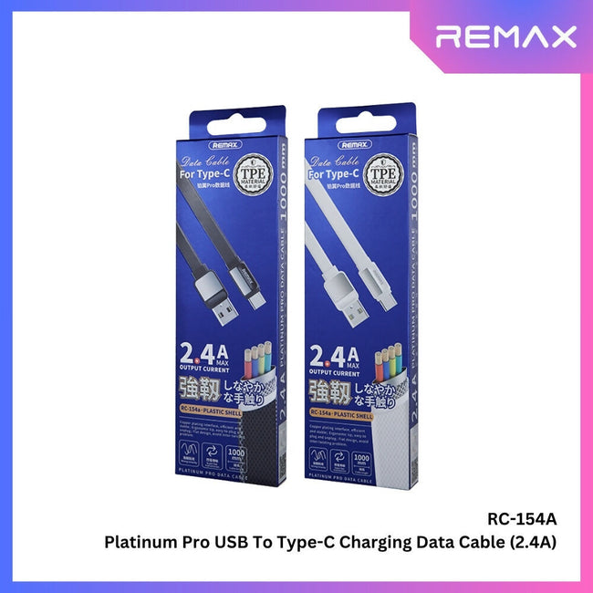 REMAX RC-154A Platinum Pro Series USB to Type-C Charging Data Cable (2.4A)