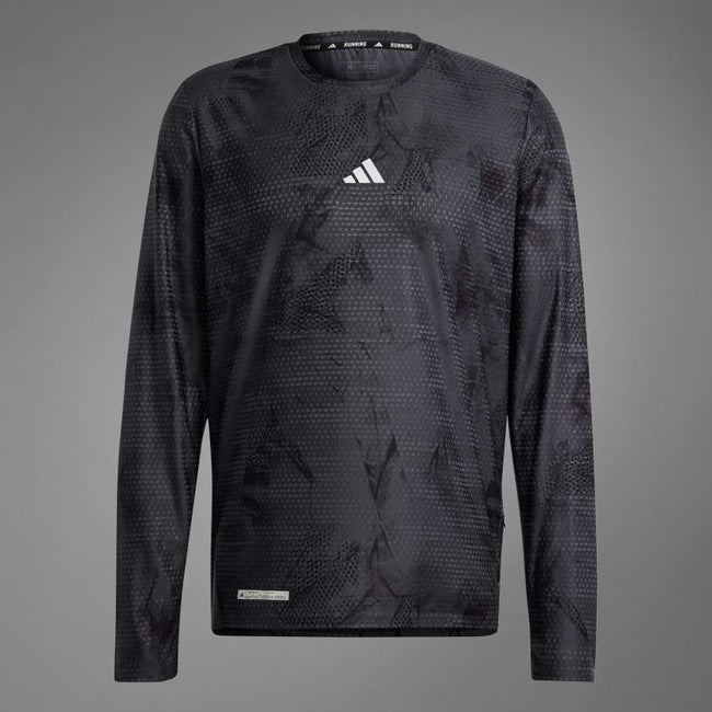 ADIDAS MEN ULT AOP LNGSLV T-SHIRTS