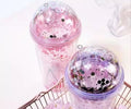 1NOM Sakura Amusement Park Double-layer Lid Tumbler with Straw - 480ml - Red