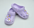 1NOM Unicorn Children's Clog Sandals - Purple