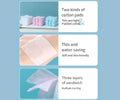 1NOM Organic cosmetic skin care soft facial cotton makeup remover pads