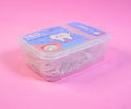 1NOM Macromolecule Single Thread Smooth Dental Floss Picks with Storage Container - 180 Pcs