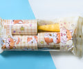 1NOM Shiba Inu Tearable Lint Roller - Yellow - 10cm x 50S x 3 Pcs