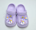 1NOM Unicorn Children's Clog Sandals - Purple