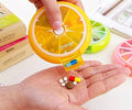1NOM Portable Rotatory 7-Lattice Pill Box
