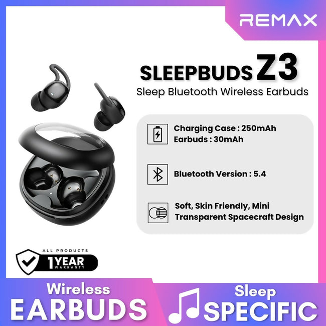 REMAX - SleepBuds Z3 Sleep Bluetooth Wireless Earbuds