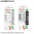 GADGET MAX - PD101S 20W PD Type-C Charger Set