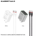 GADGET MAX - PD101S 20W PD Type-C Charger Set