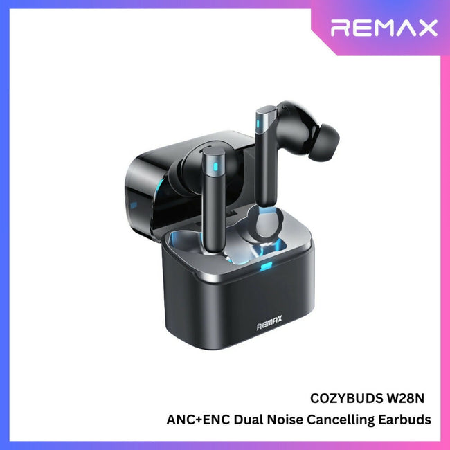 REMAX - Cozybuds W28N ANC+ENC Bluetooth Wireless Earbuds