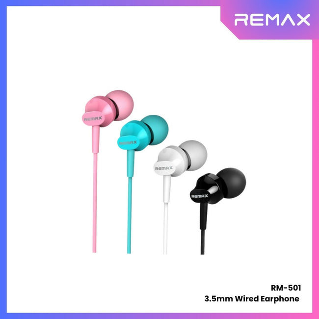 REMAX - RM-501 3.5mm Wired Earphone