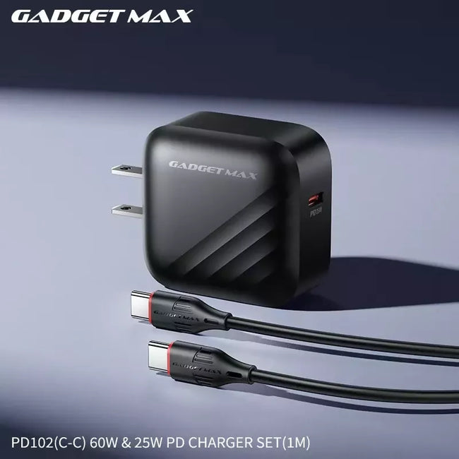 GADGET MAX - PD102 25W PD Type-C Charger Set